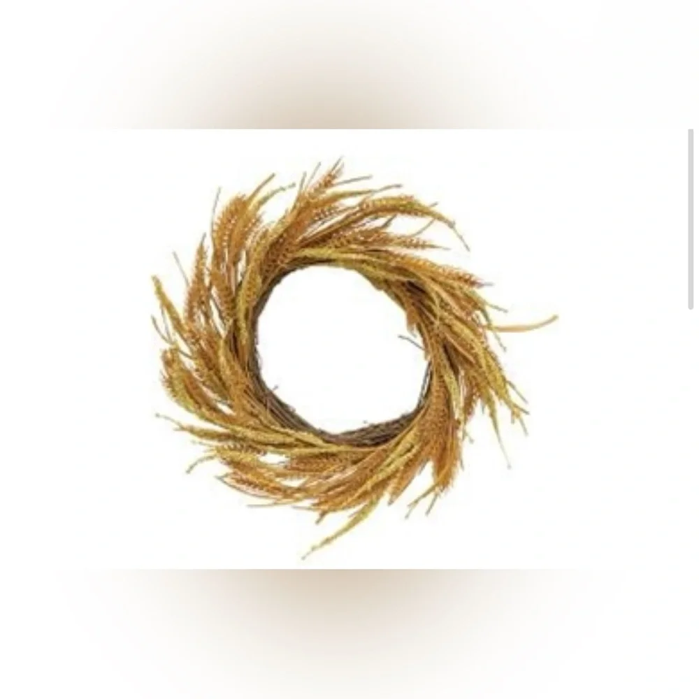 *Wheat and Dried Grass Wreath